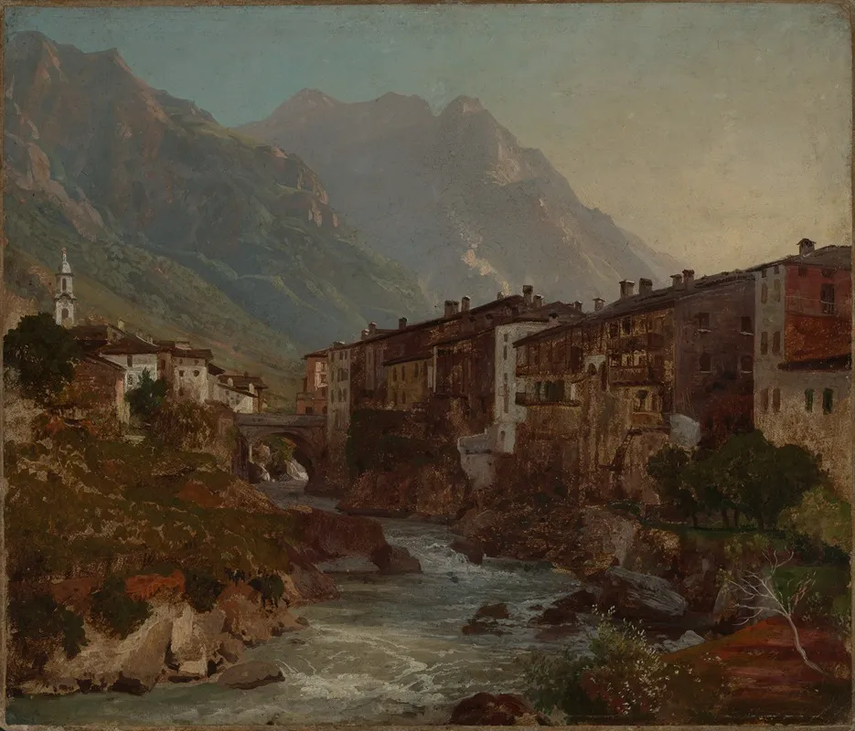 Blick Auf Chiavenna