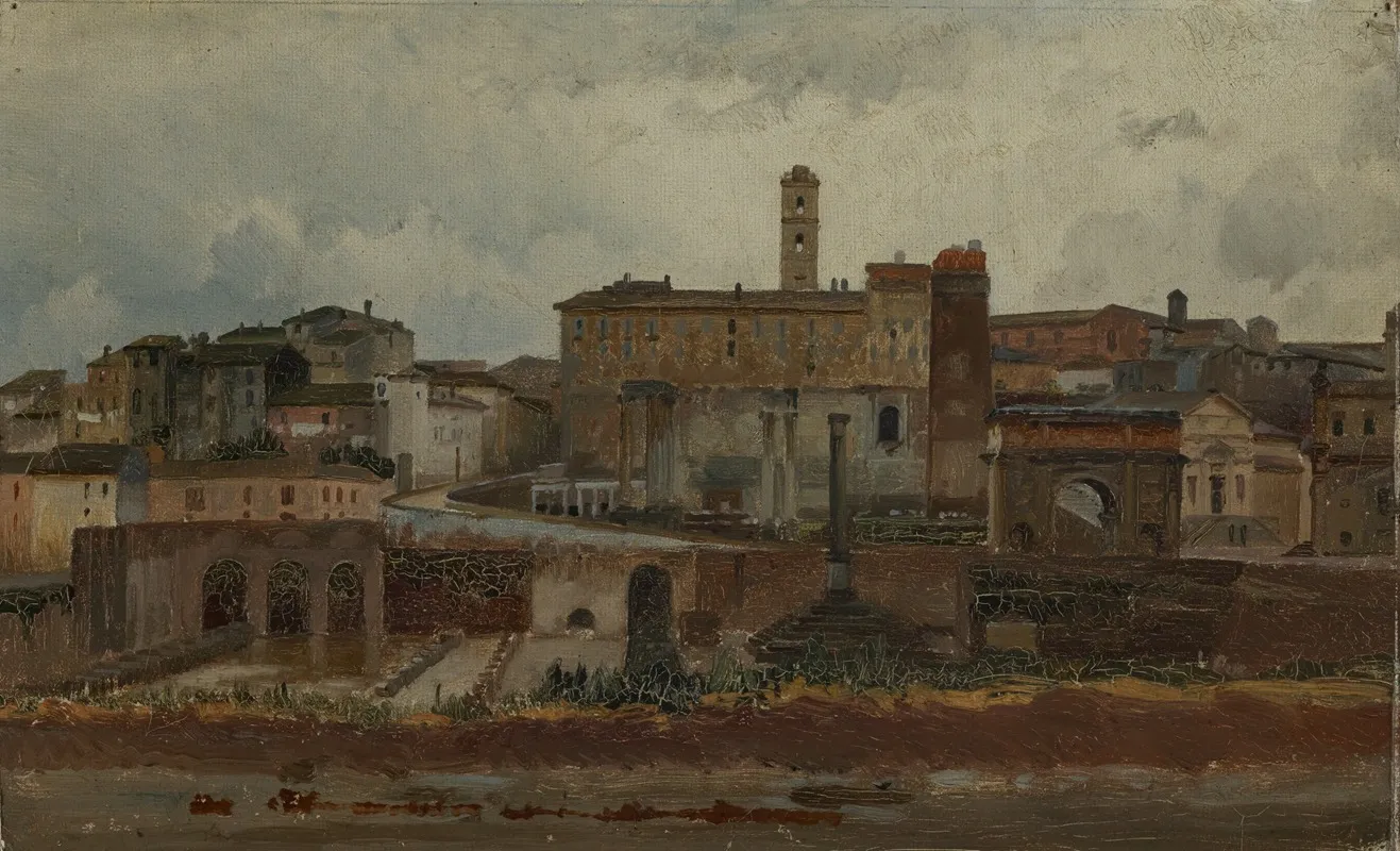 Blick Auf Das Forum Romanum