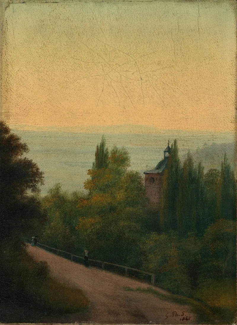 Blick Auf Das Heidelberger Schloss by Georg Philipp Schmitt - Canvas Print