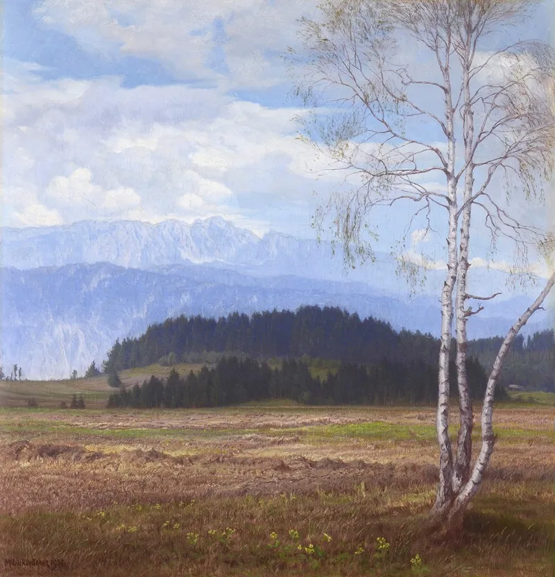 Blick Auf Das Kaisergebirge