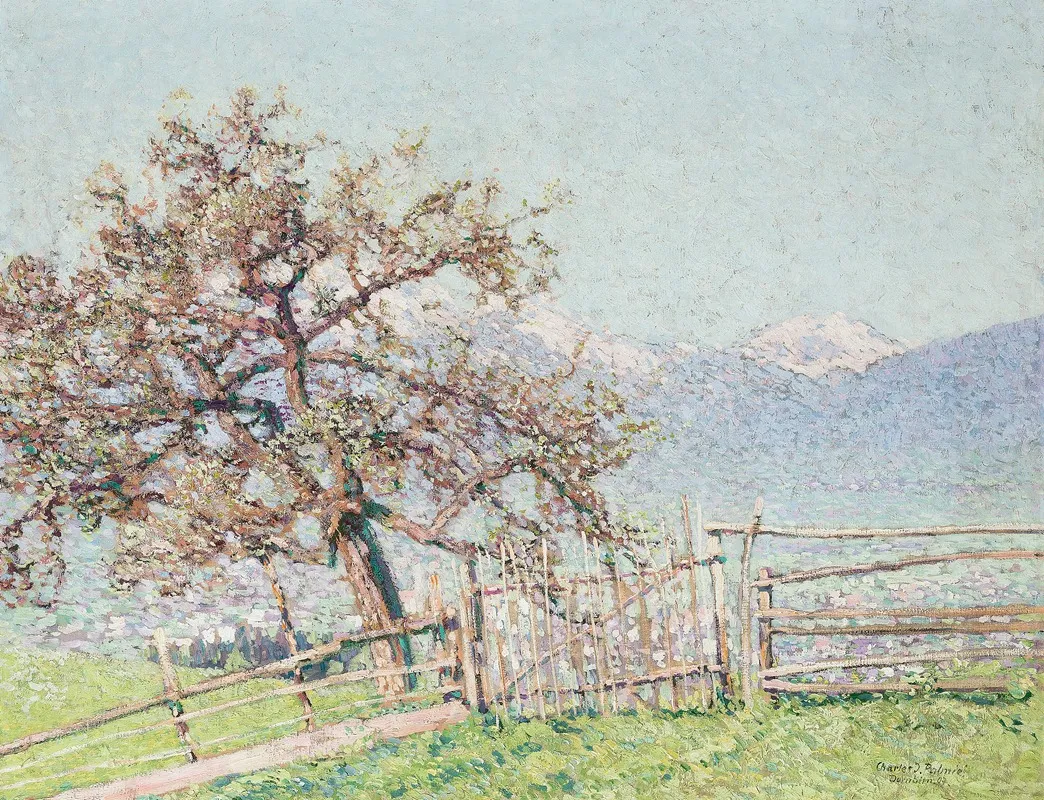 Blick Auf Dornbirn by Charles Johann Palmié - Canvas Print
