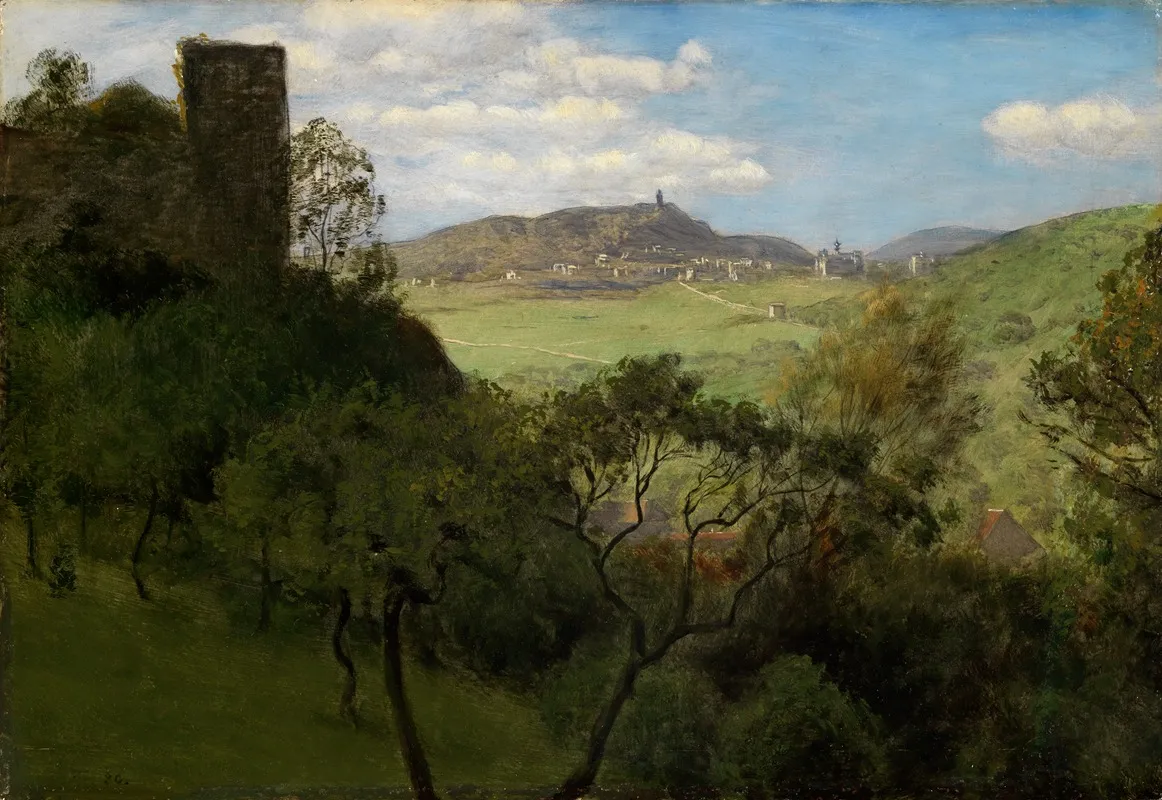 Blick Auf Falkenstein Im Taunus