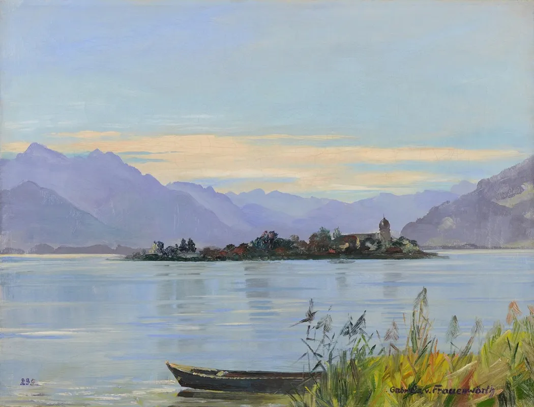 Blick Auf Frauenchiemsee 2