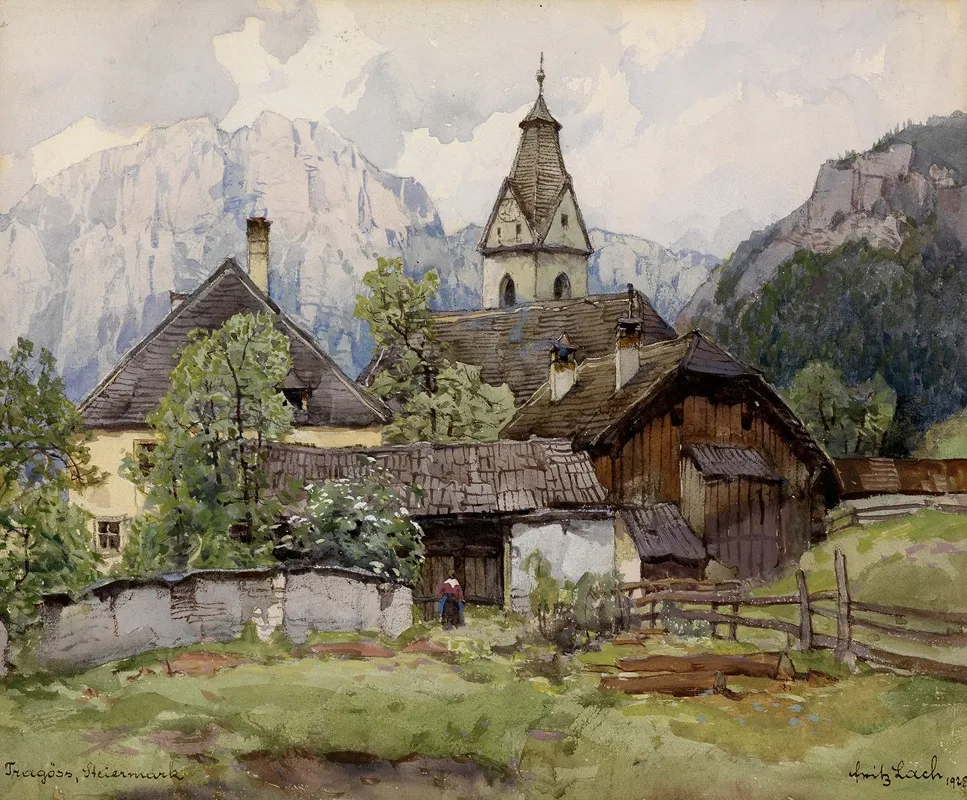 Blick Auf Tragoss