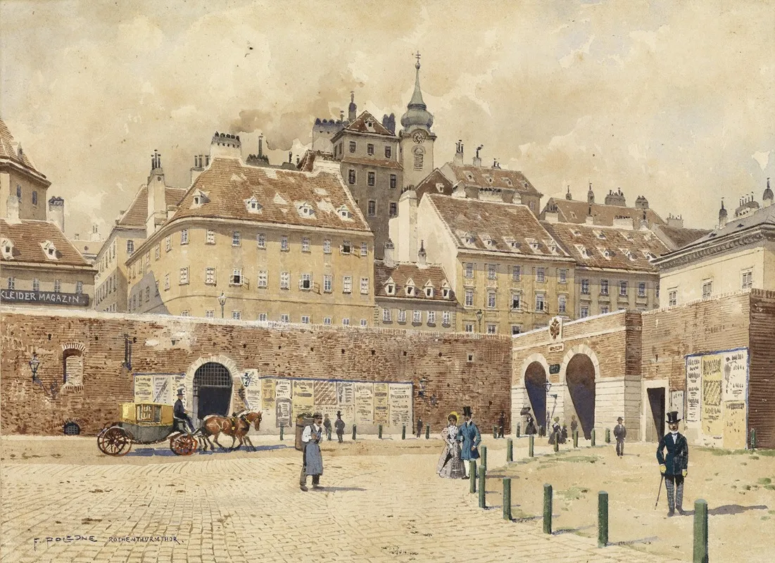 Blick Auf Wien Vom Rotenthurmtor
