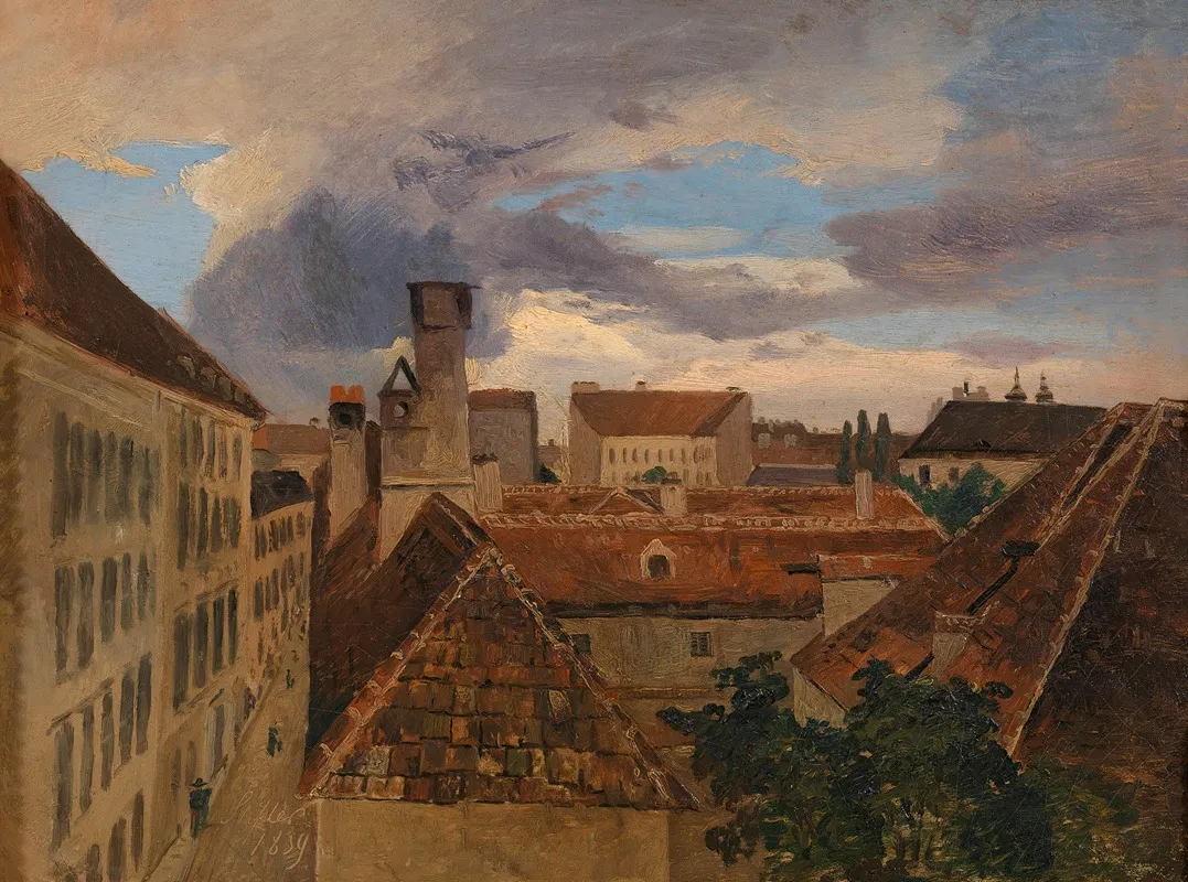 Blick In Die Beatrixgasse In Wien