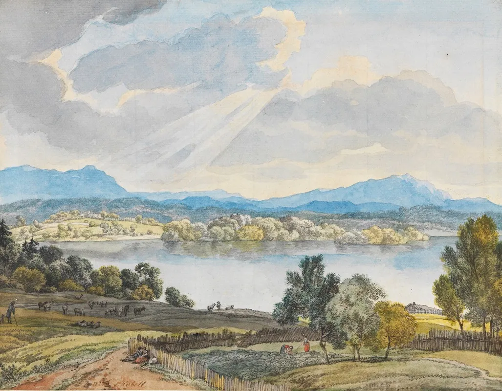 Blick Uber Den Staffelsee