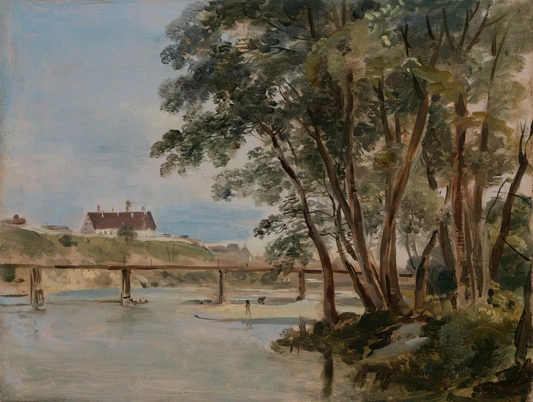 Blick Von Der Praterinsel Uber Die Isar Zum Siechenhaus Auf Dem Gasteig