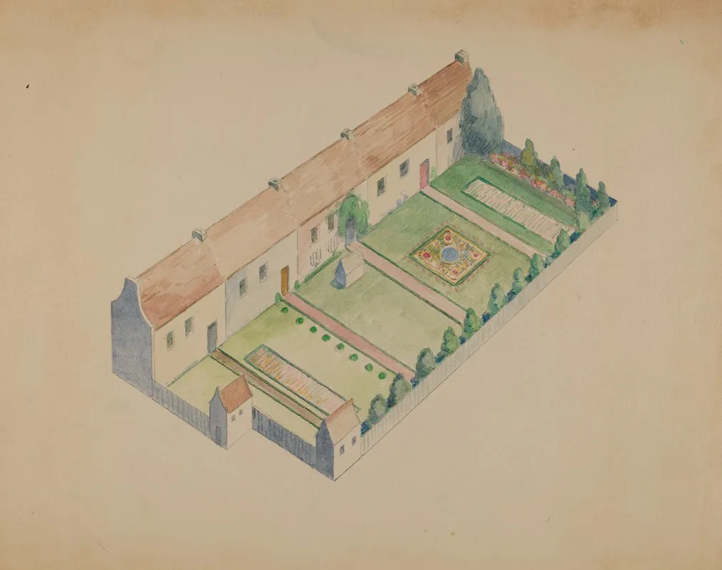 Block Plan by George Stonehill - Canvas Print