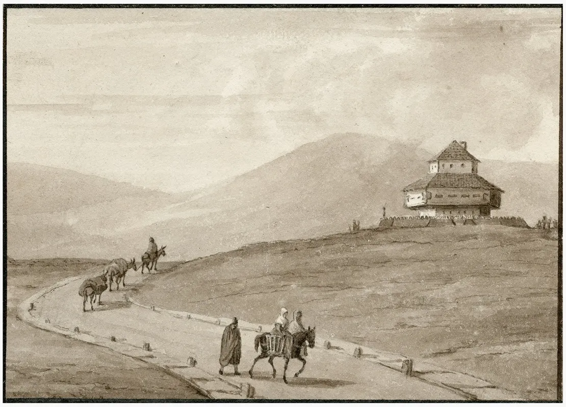Blokhuis Bij Tolosa by Otto Howen - Canvas Print