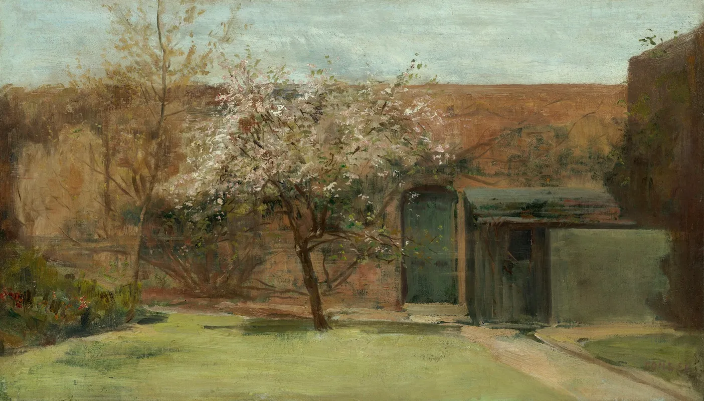 Blossoms Chantemesle by Charles Conder - Canvas Print