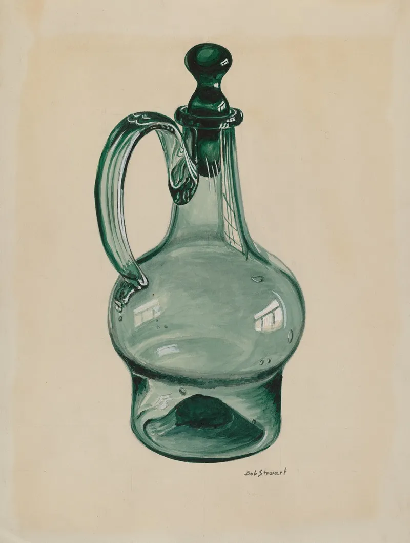 Blown Decanter by Robert Stewart - Canvas Print