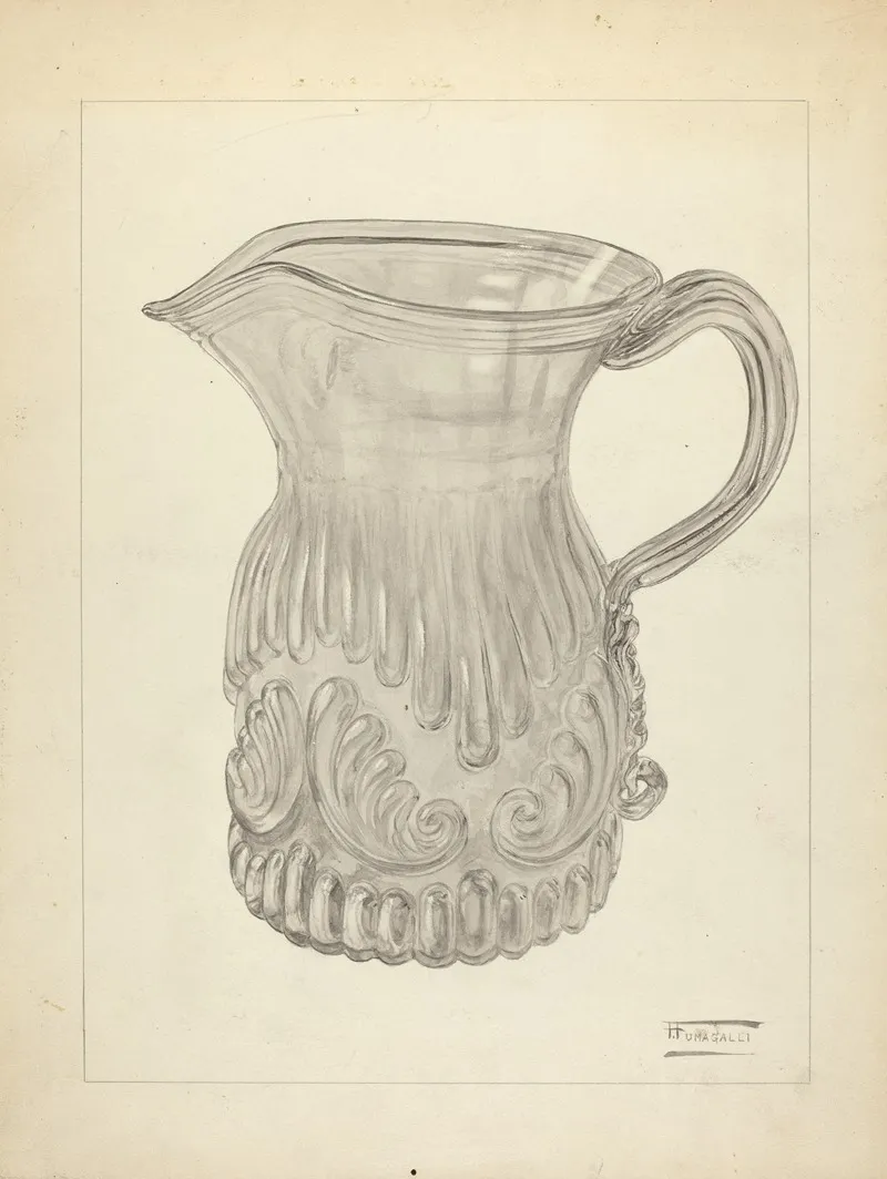 Blown Glass Pitcher 2