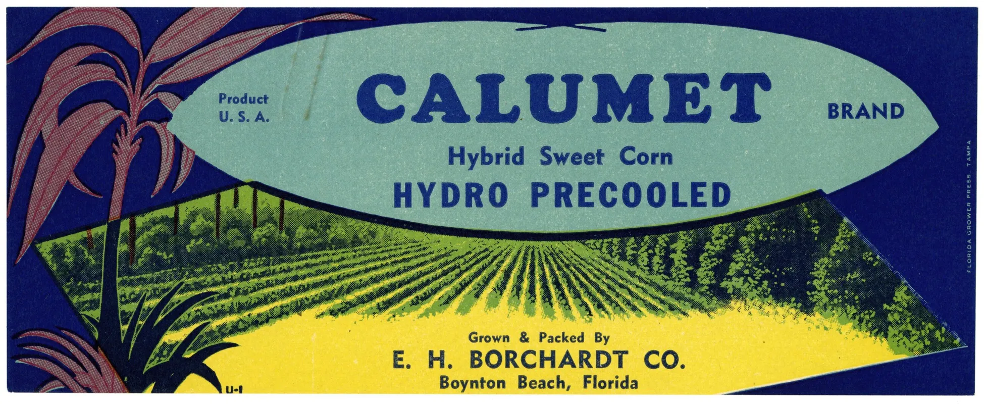 Blue Devil Brand Sweet Corn Label 2
