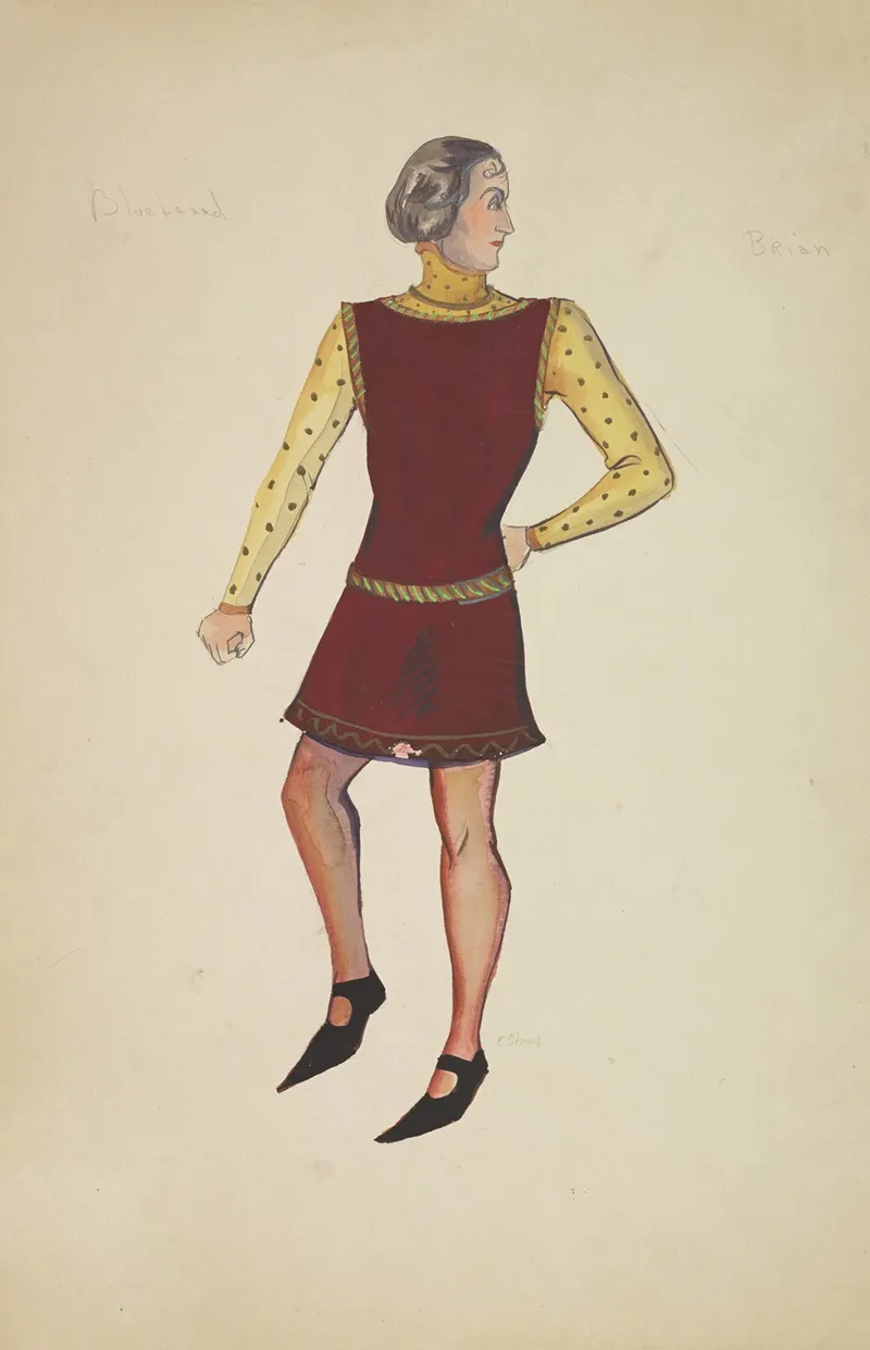 Bluebeard Brian by Emile Stoner - Canvas Print