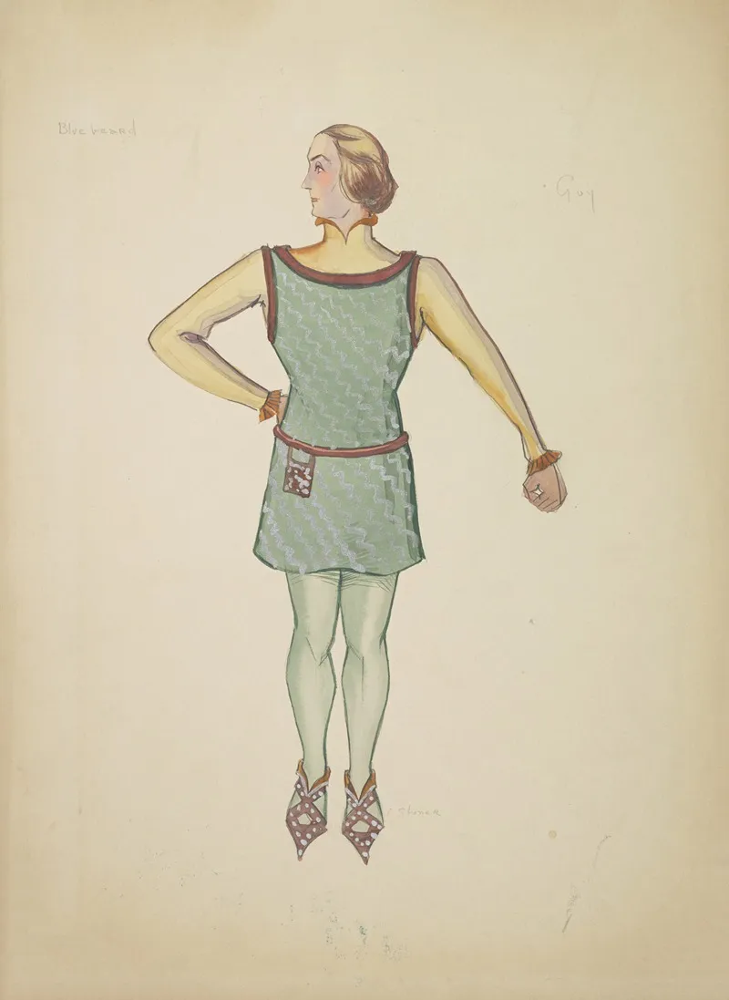 Bluebeard Guy by Emile Stoner - Canvas Print