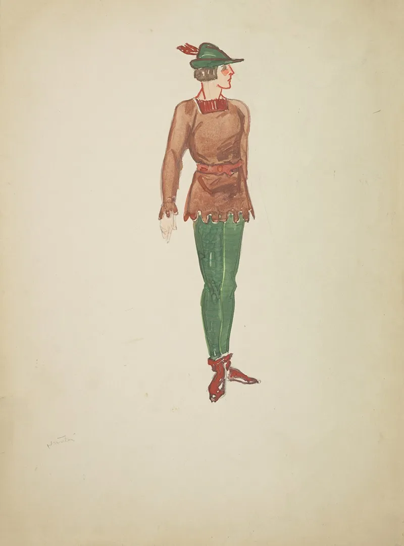 Bluebeard Hunter by Emile Stoner - Canvas Print