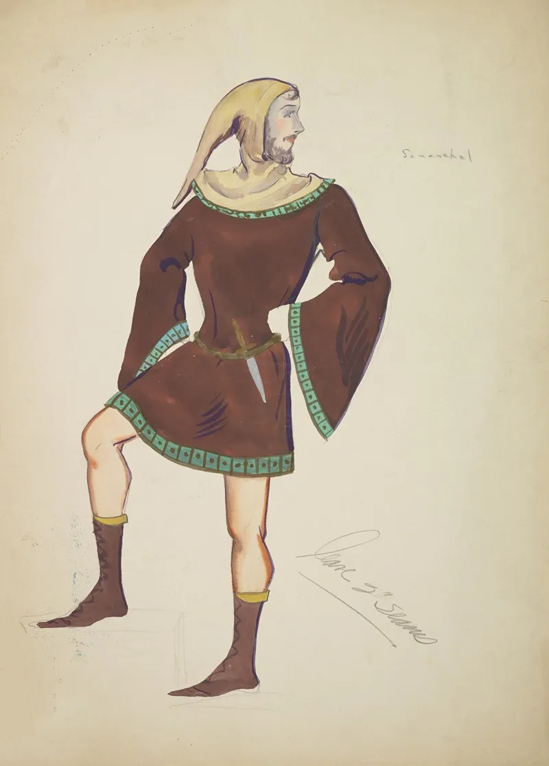 Bluebeard Seneschal by Emile Stoner - Canvas Print