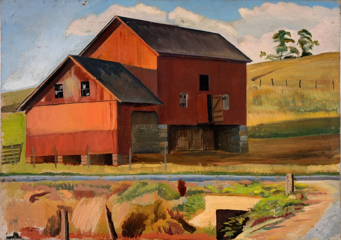 Bluemont Farm by Edward Bruce - Canvas Print
