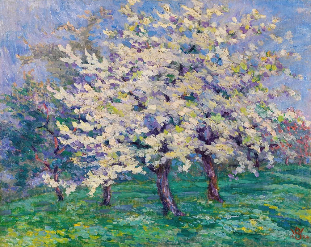 Bluhende Apfelbaume 2