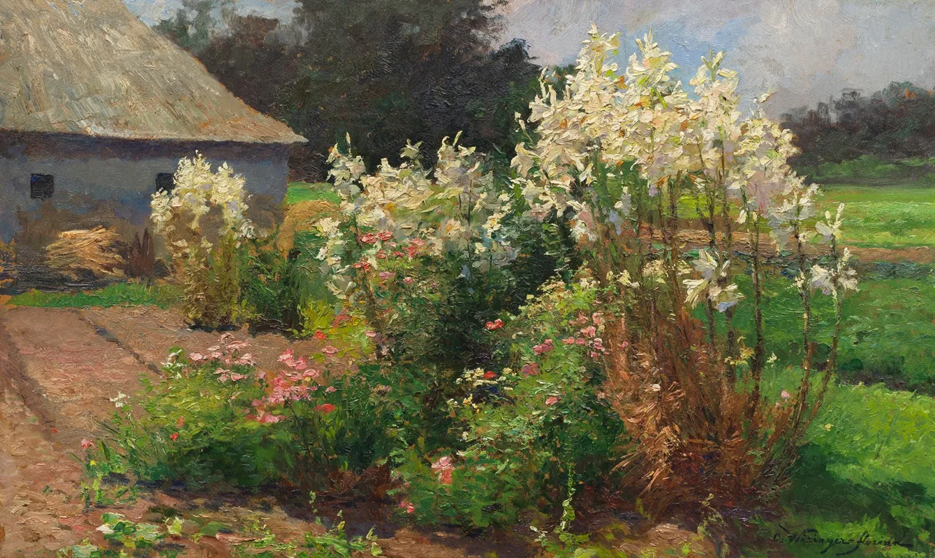 Bluhender Sommergarten