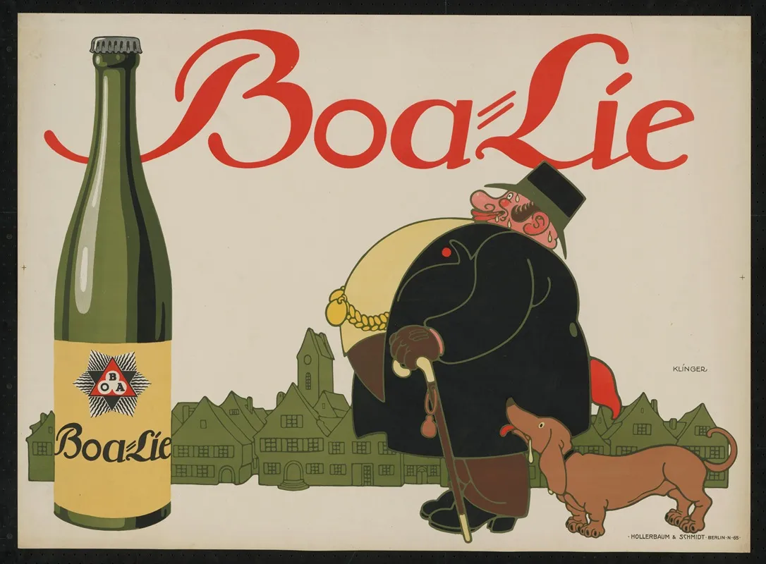 Boa Lie by Julius Klinger - Canvas Print