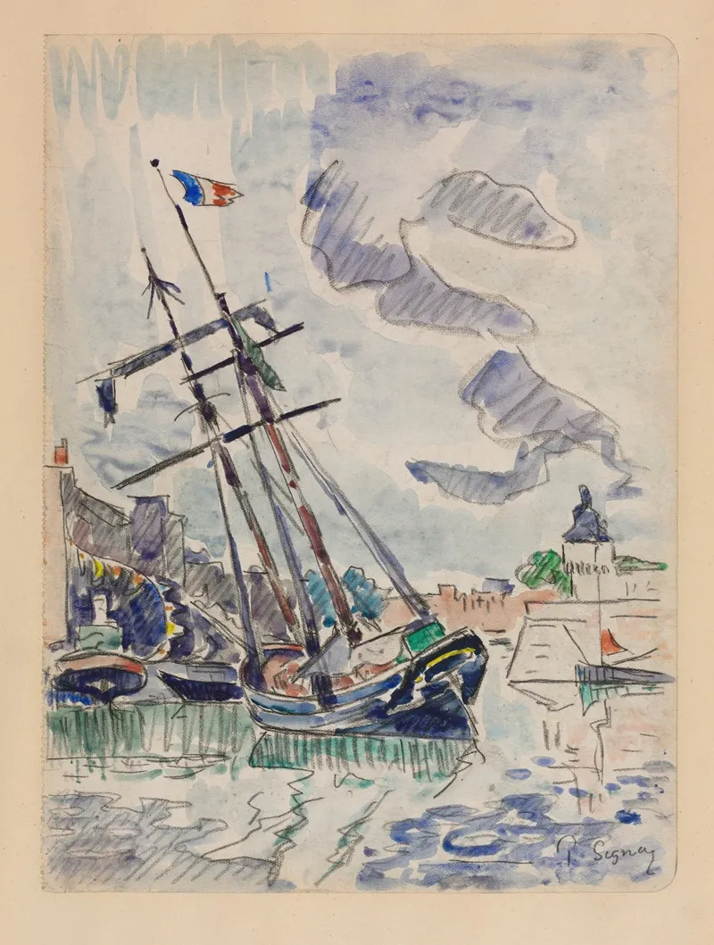 Boat In Port