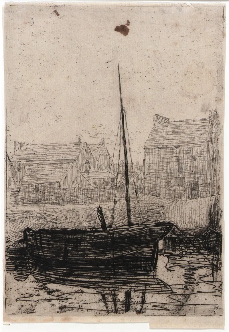 Boat Moored Isle Of Man