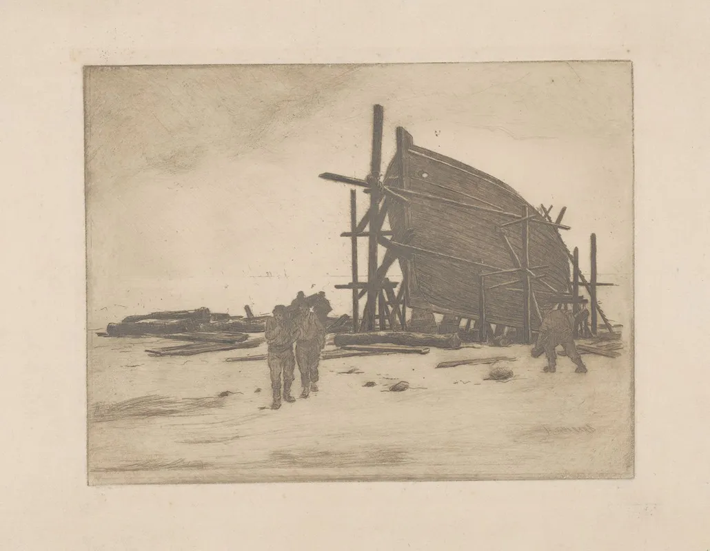 Boat Under Construction