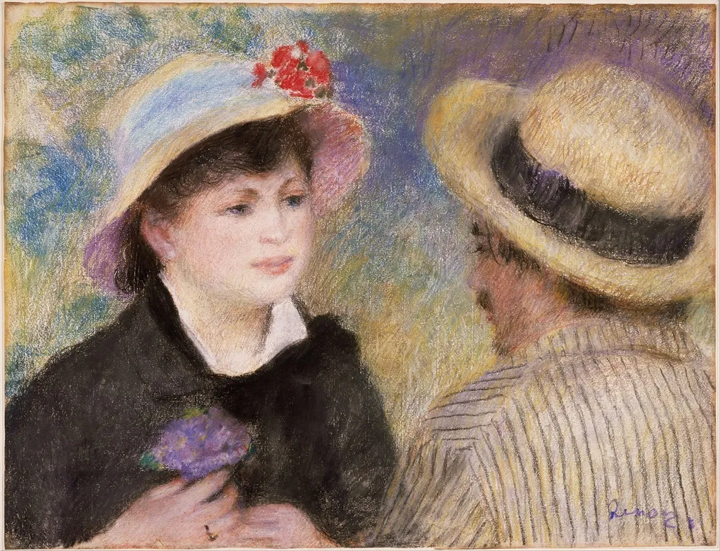 Boating Couple Said To Be Aline Charigot And Renoir