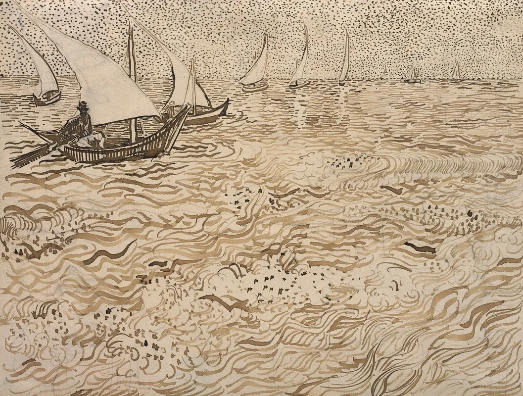Boats At Saintes Maries