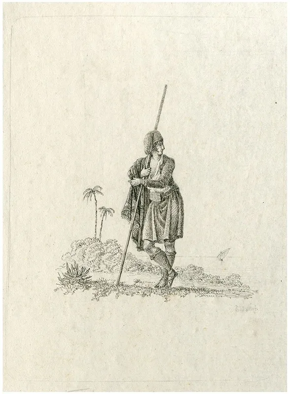 Boer Uit Valencia In Lokale Dracht by Otto Howen - Canvas Print