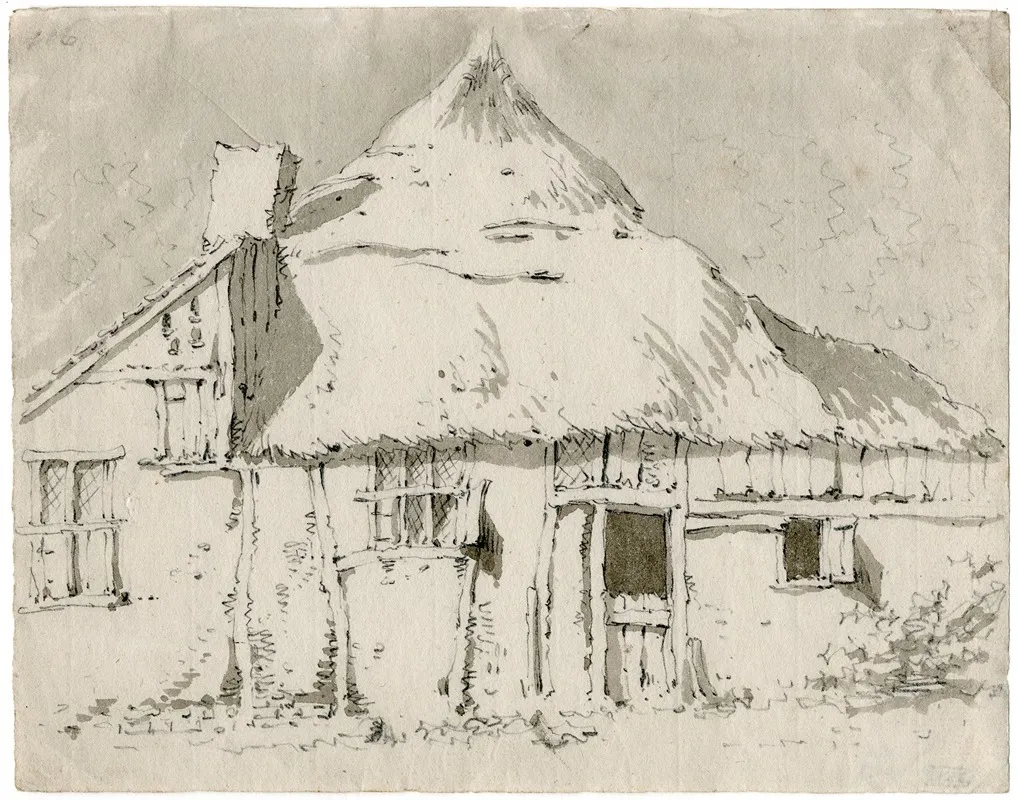 Boerderij 2 by Barend Hendrik Thier - Canvas Print