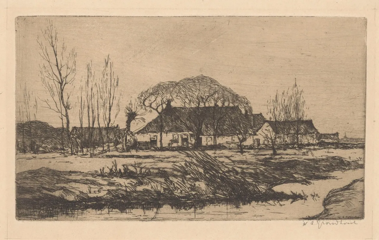 Boerderij Bij Een Sloot