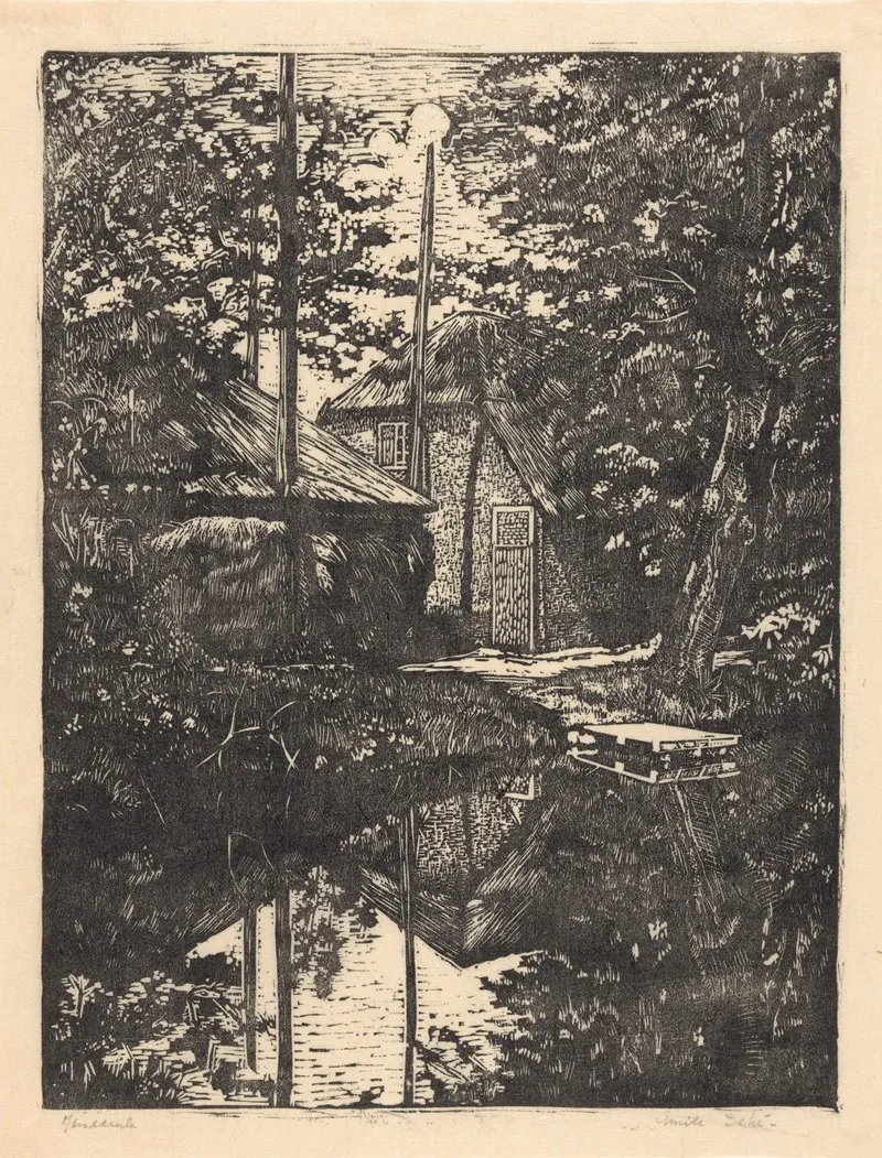 Boerderij En Hooischuur Aan Het Water