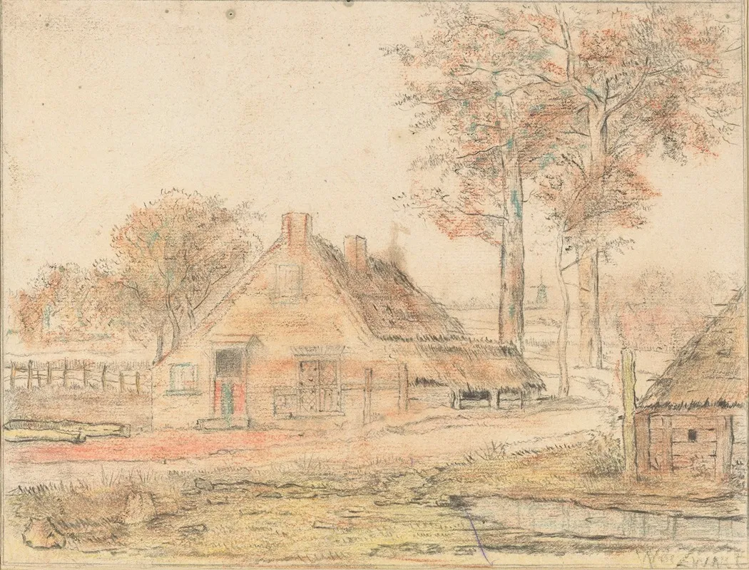 Boerderij In Een Landschap