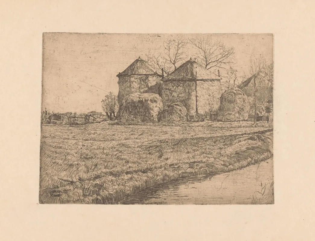 Boerderij Met Twee Hooischuren