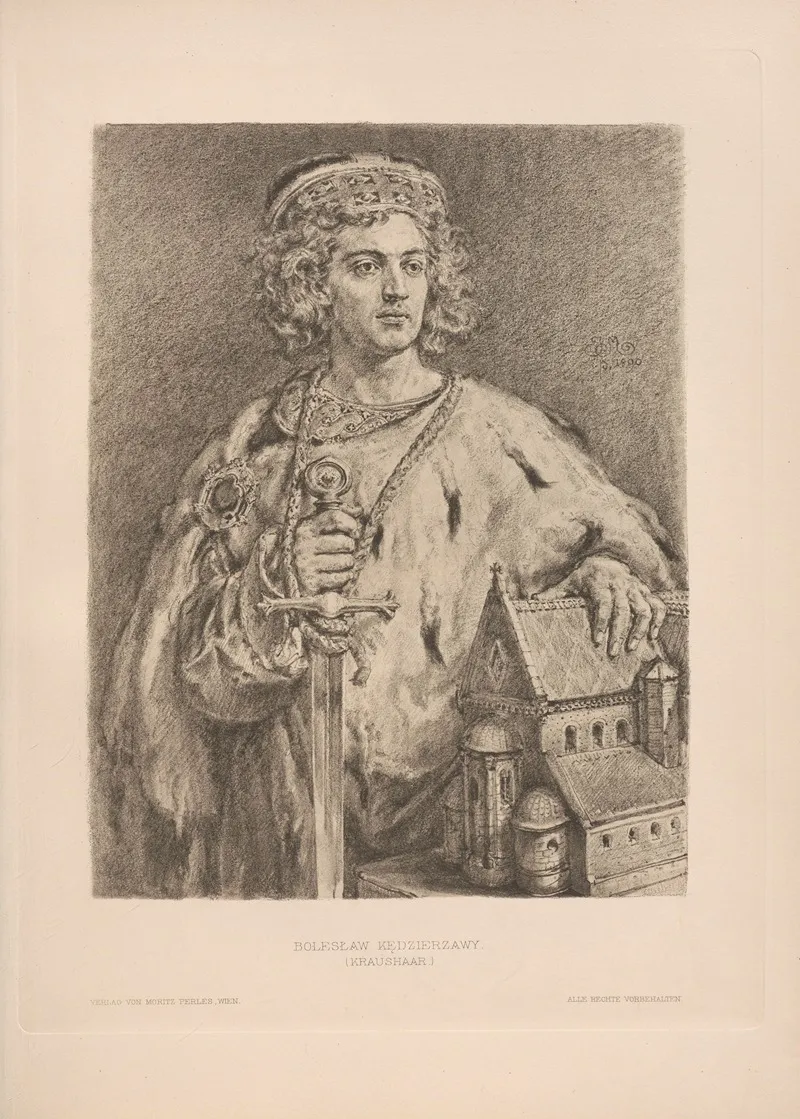 Boleslaw Kedzierzawy by Jan Matejko - Canvas Print