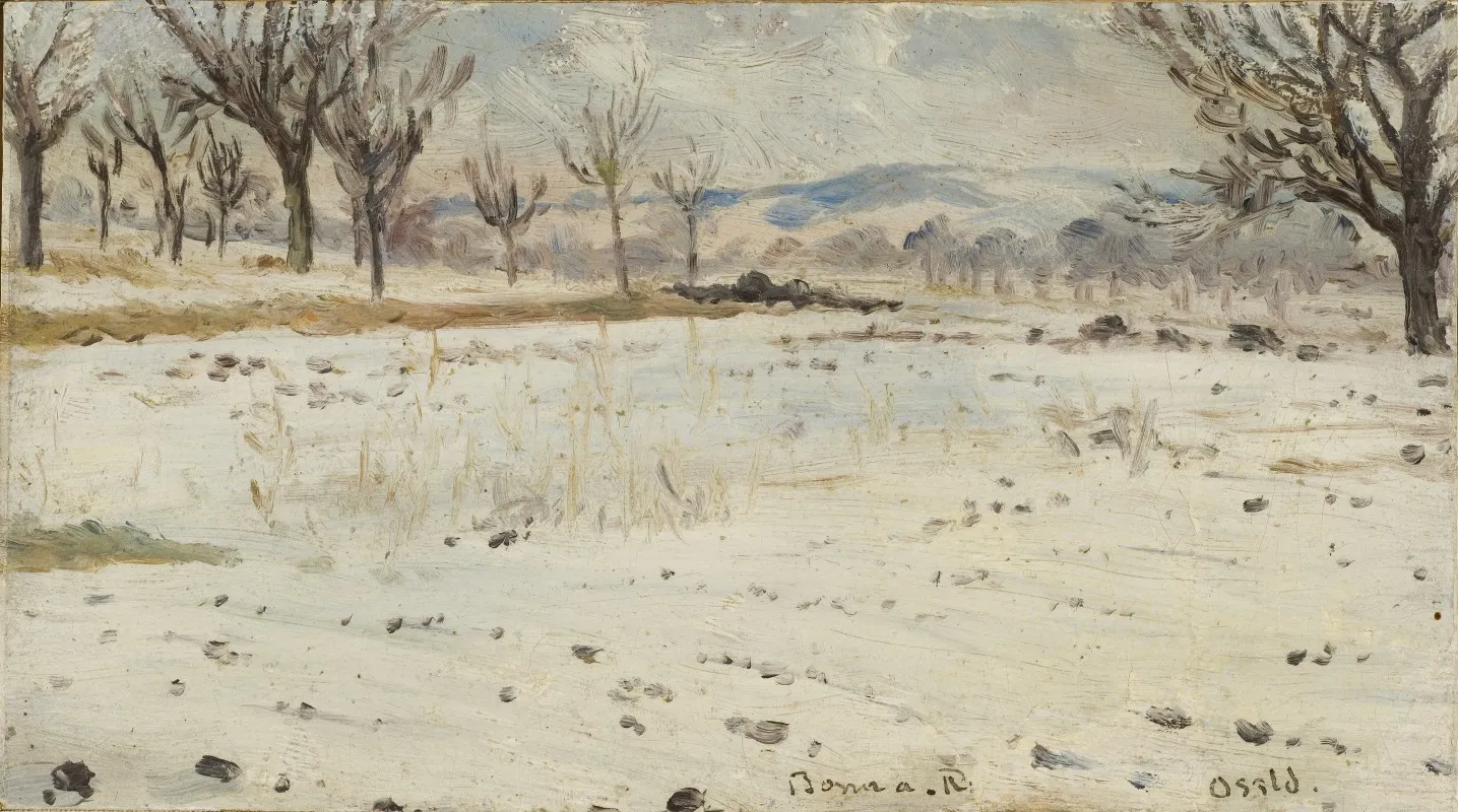 Bonn Am Rhein Winter Landscape by Helmer Osslund - Canvas Print