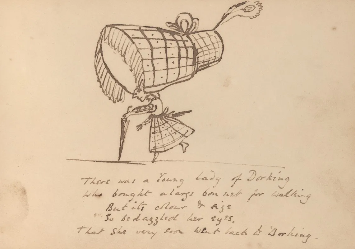 Book Of Nonsense Pl 12 by Edward Lear - Canvas Print