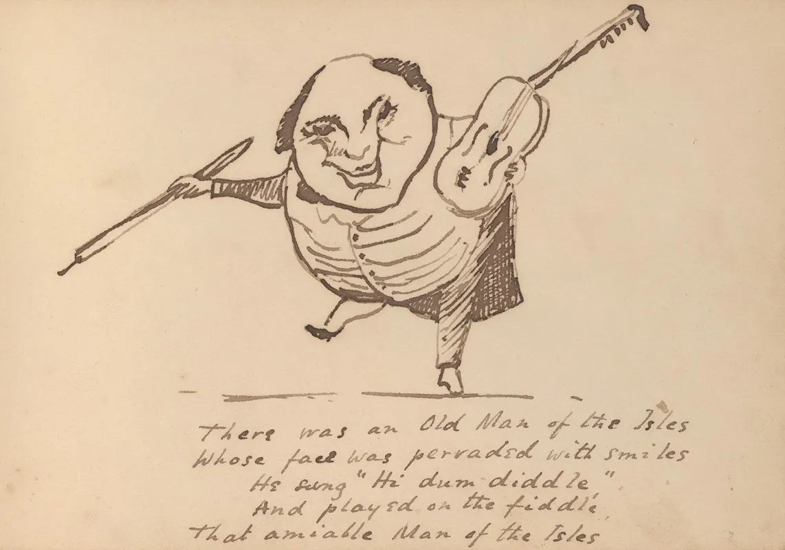 Book Of Nonsense Pl 14 by Edward Lear - Canvas Print