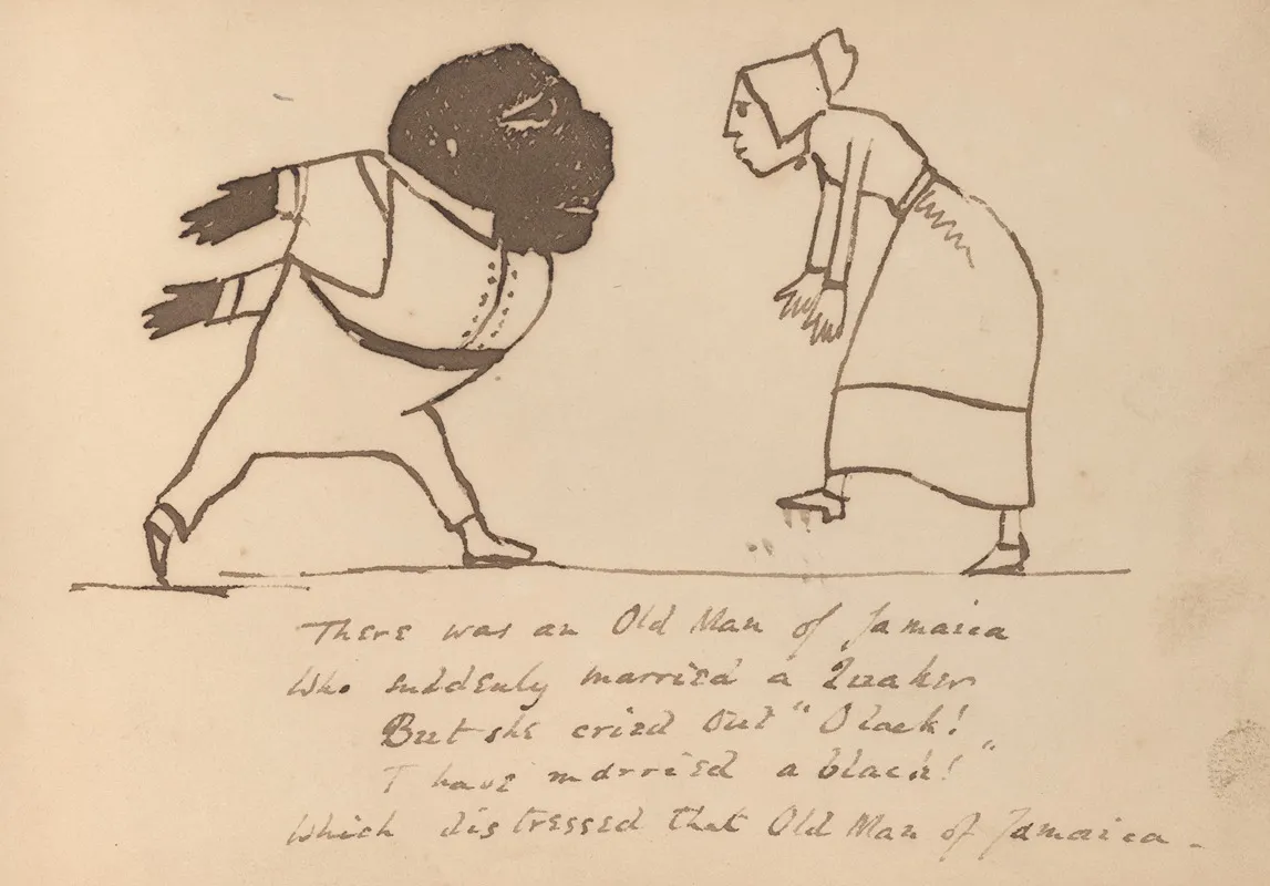 Book Of Nonsense Pl 18 by Edward Lear - Canvas Print