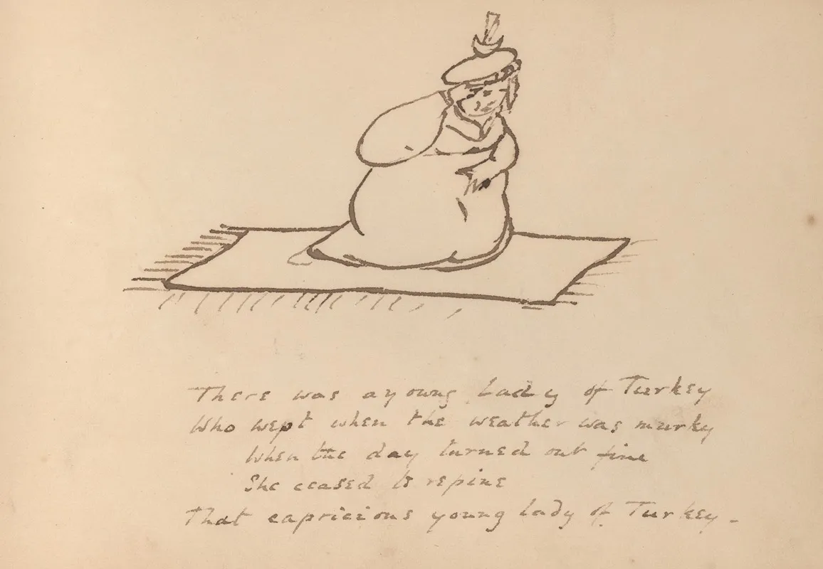 Book Of Nonsense Pl 23 by Edward Lear - Canvas Print