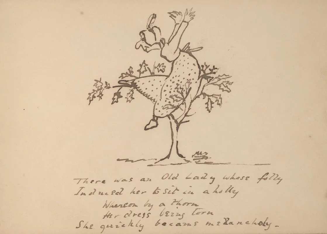 Book Of Nonsense Pl 42 by Edward Lear - Canvas Print