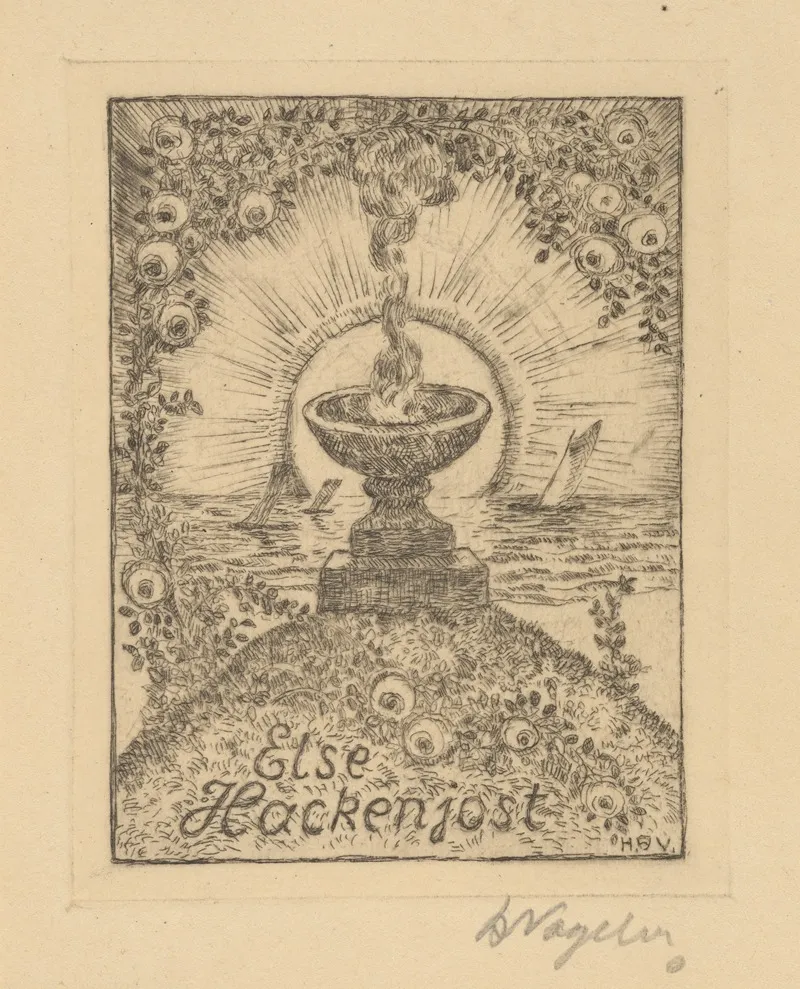 Bookplate Else Hackenjost