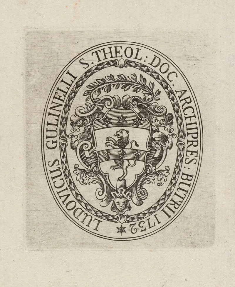 Bookplate Ludovicus Gulinelli