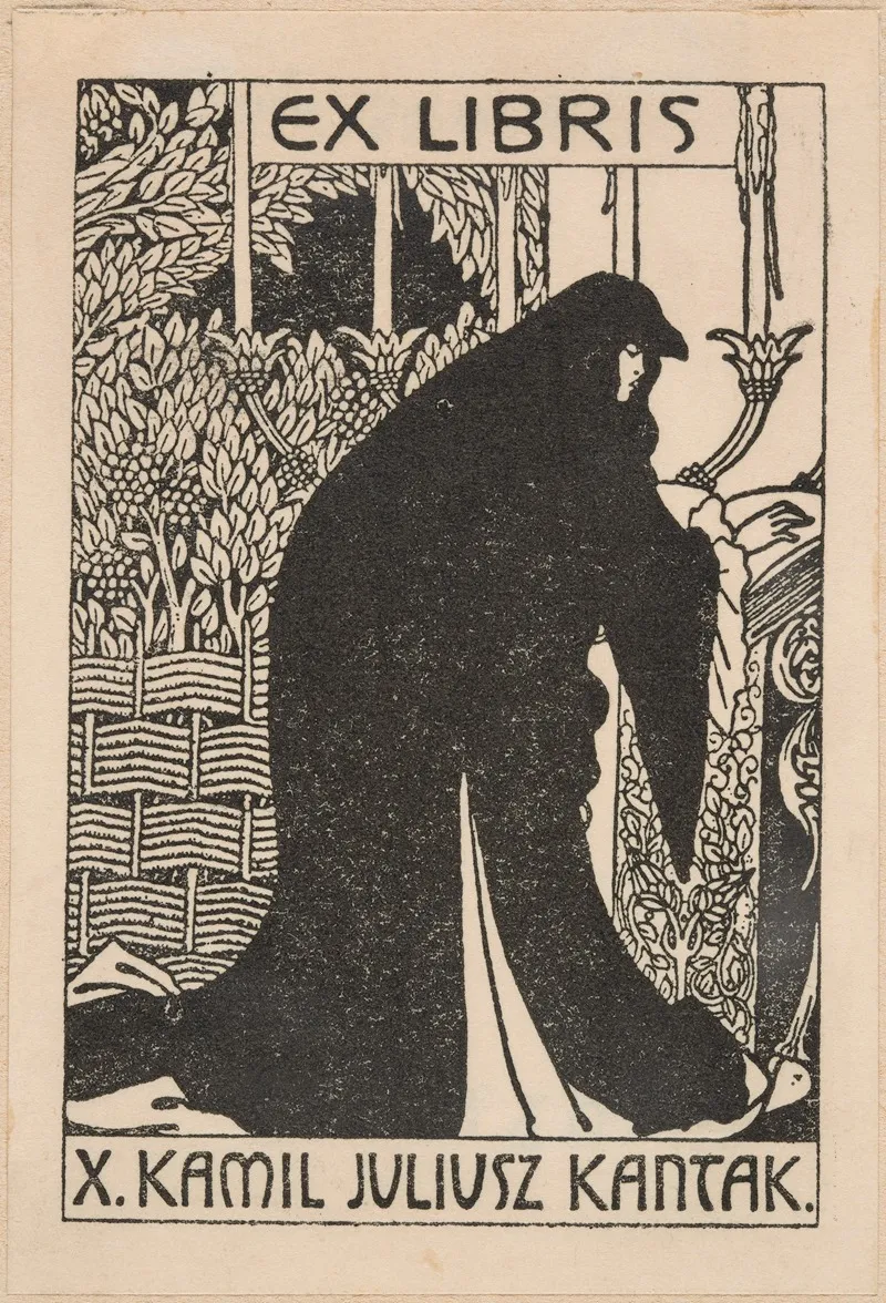 Bookplate Of Father Kamil Juiian Kantanek 1881 1976