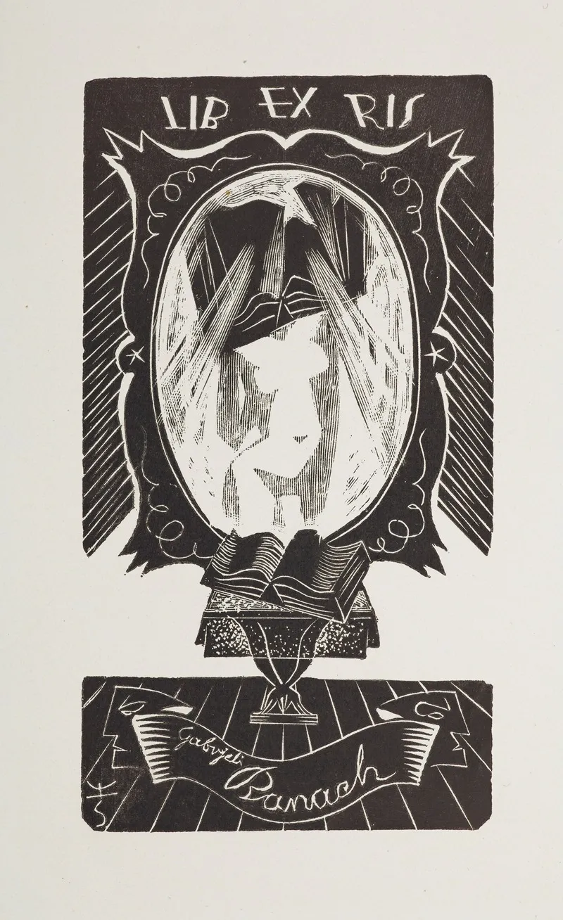 Bookplate Of Gabriela Banach