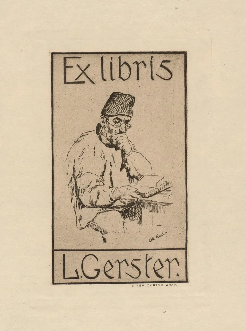 Bookplate Of L Gerster