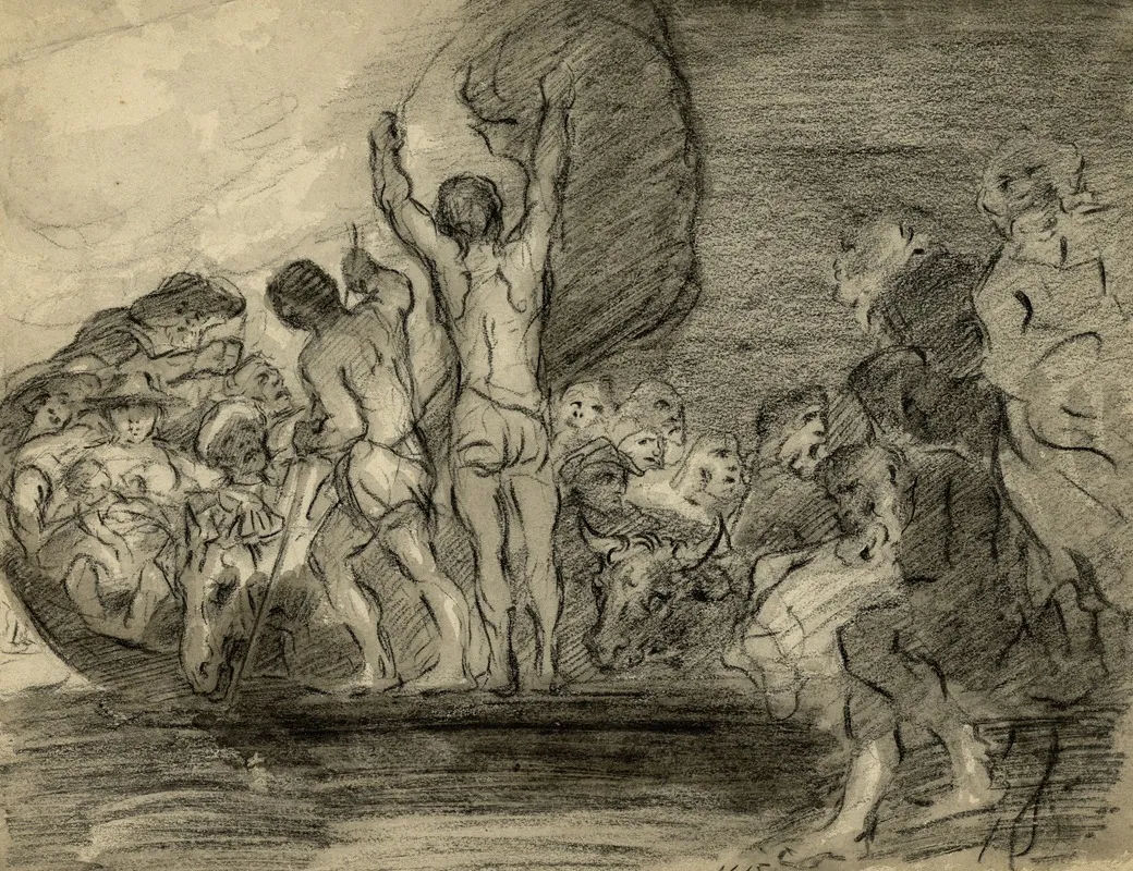 Boot Met Vluchtelingen En Dieren